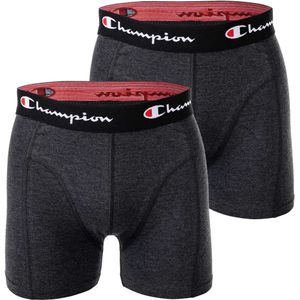 Champion - Authentic Athletic Apparel - Boxershorts - Antraciet - 2 Pack