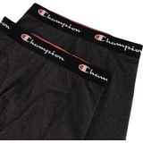 Champion - Authentic Athletic Apparel - Boxershorts - Antraciet - 2 Pack