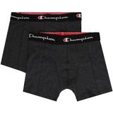 Champion - Authentic Athletic Apparel - Boxershorts - Antraciet - 2 Pack
