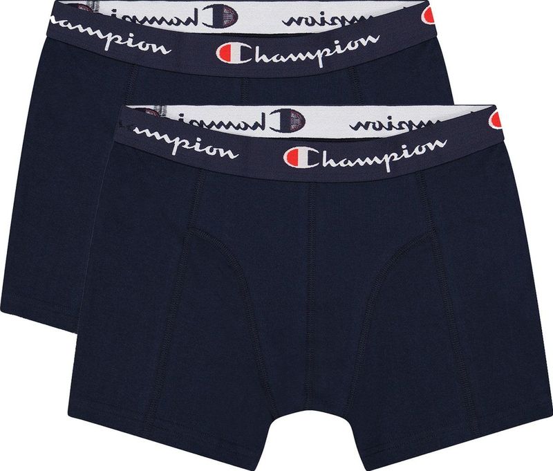 CHAMPION - Boxershorts - Blauw - Katoen - Set van 2