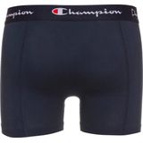 Champion - Set van 2 Effen Basic Boxershorts - Blauw - Katoen