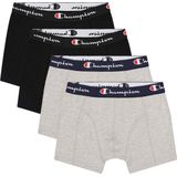 Champion - Boxershorts - Grijs - Zwart - Set van vier