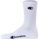 CHAMPION - Hoge Kousen - Set van 6 Paar - Wit/Zwart/Mêleegrijs - 70% Katoen