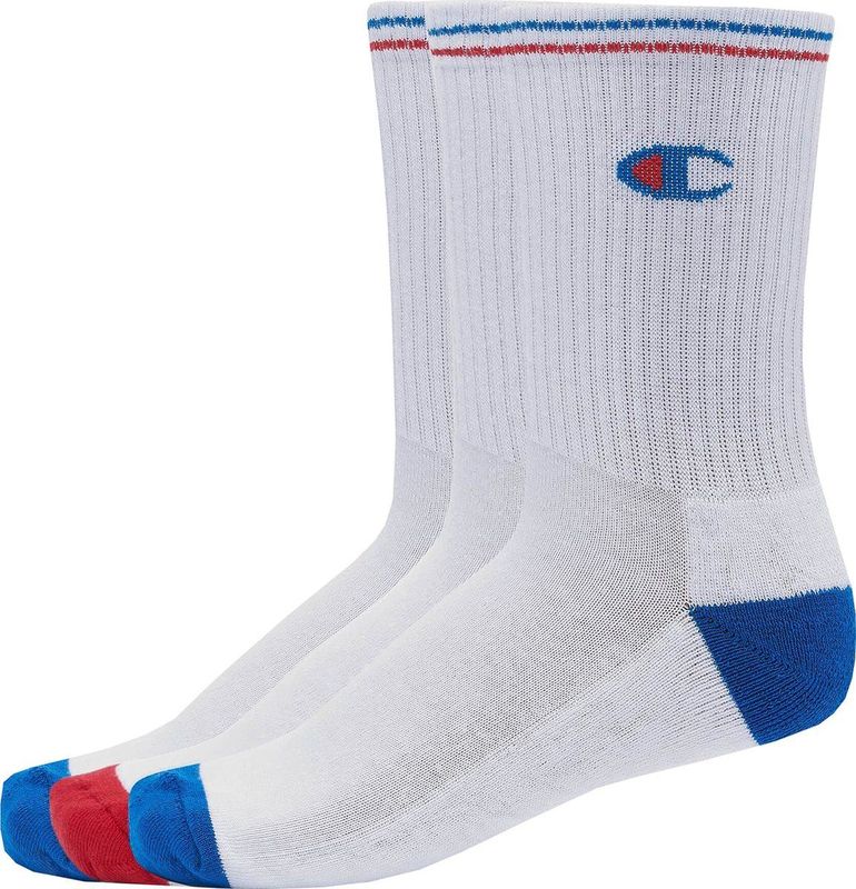 CHAMPION - Set van 3 Kousen - Wit - Katoen