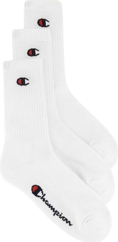 CHAMPION - Kousen - Wit - Katoen - Set van 3 Paar