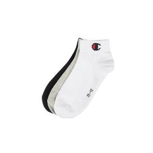 Socken mit Label-Detail im 3er-Pack Modell 'Quarter Sock'