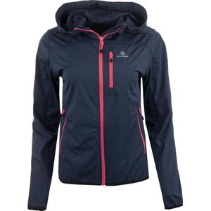 Dames Softshell Jas Valeria Navy L - Winddicht & Ademend