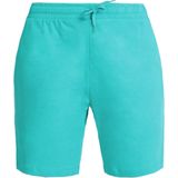 Casual Athl - DPT Cotton Shorts - Turquoise - Ademend - Flexibel