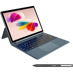 Microtech - E-Tab Pro Plus 12,6 inch - Intel Tablet N100, 8 GB LPDDR5, 128 GB SSD Nvme - Windows 11 Home - met Italiaans toetsenbord + E-Note"" stylus