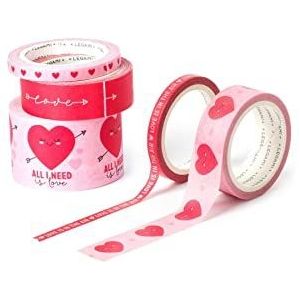 Legami - Papieren Plakband - Meerkleurig - Papier - 5 Meter