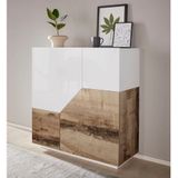 INOSIGN Highboard ALIEN Hochkommode, Buffetschrank, Sideboard hoch, Kommodenschrank, Breite/Höhe ca. 100/106 cm, "Made in Italy"