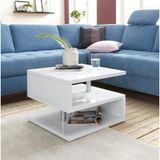 INOSIGN Couchtisch »ZETA- Kaffeetisch, Sofatisch, Wohnzimmertisch, Breite ca. 55 cm«, Made in Italy, mit Ablagemöglichkeit, 55x55 cm