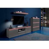 INOSIGN Lowboard Magic,Lowboard,TV-Kommode,TV-Möbel,TV-Bank, mit 2 Türen, 1 Schubkasten, 1 offenen Ablegefach B/T/H 180x40x51,5 cm