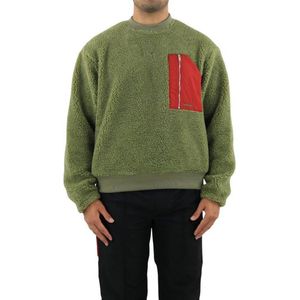 Ambush - Fleece Top - Khaki - Heren - Vesten