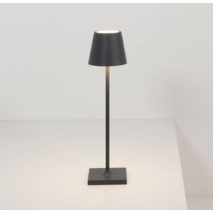Zafferano - Poldina Pro Micro - LED Tafellamp - Zwart - Oplaadbaar en Dimbaar met Batterijduur tot 12 uur