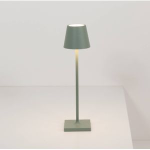 Zafferano, Poldina Micro Lamp, Oplaadbare Snoerloze Tafellamp met Touchbediening, Geschikt voor Binnen en Buiten, Dimmer, 2200-3000 K, Hoogte 27,5 cm, Roze kleur