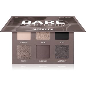 Mesauda Milano Bare Harmony Oogschaduw Palette Tint 202 Deep Smoky 6x1 g