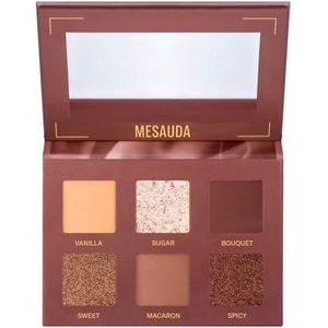 Mesauda Milano - Bare Harmony - Oogschaduw Palette - Tint 204 Delicious Rose - 6x1 g