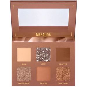 Mesauda Milano - Bare Harmony - Oogschaduw Palette - Tint 206 Timeless Nude - 6x1 g