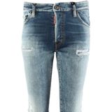 Dsquared 2 - Button Jeans - Blauw - Katoenmix