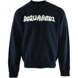 Dsquared2 - Felpe - Sweatshirt - Blauw - Katoen