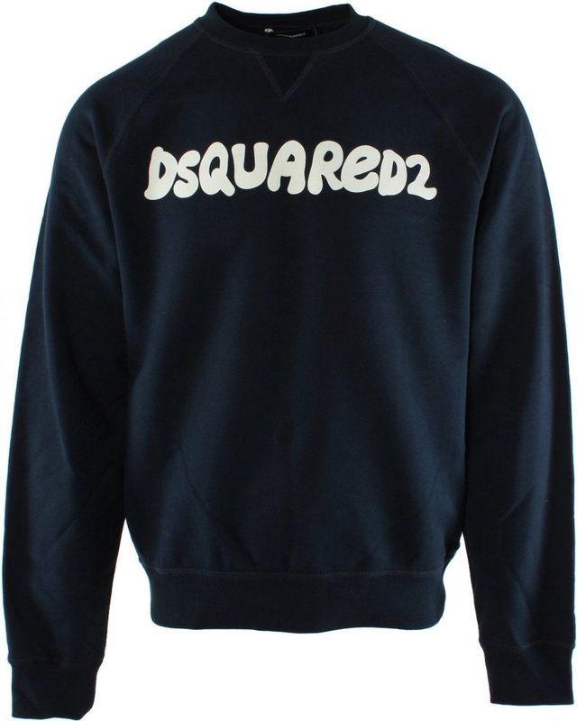 Dsquared2 - Felpe - Sweatshirt - Blauw - Katoen