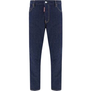Dsquared2, Heren, Jeans, Blauw, Maat: 3XL Katoen,