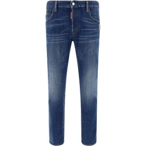 Dsquared 2 - Skater Jeans - Blauw - Katoen - Elastaan