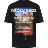 Dsquared2 - T-Shirt - Blauw - Heren
