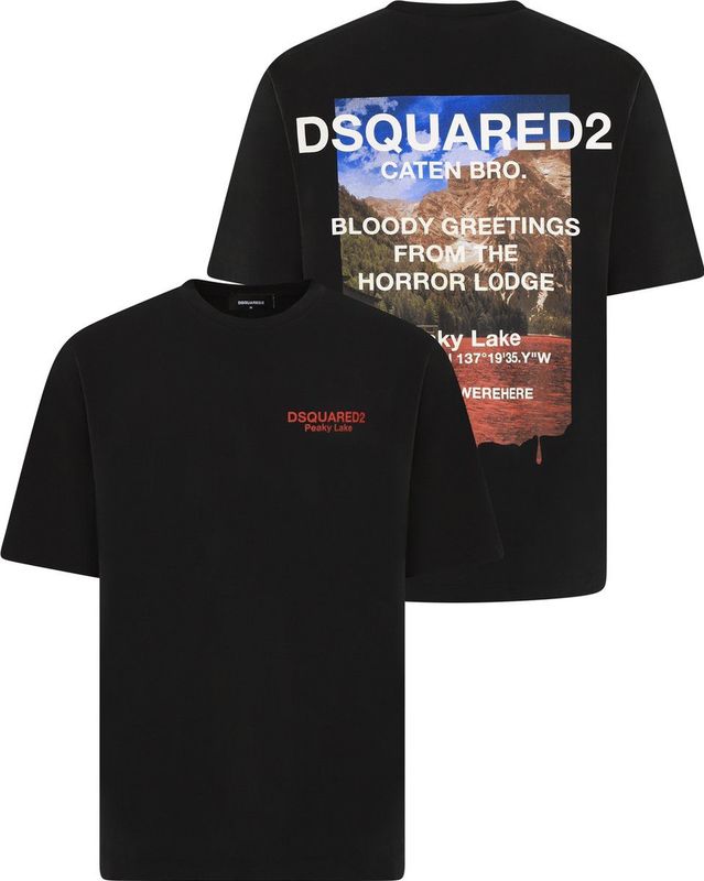 Dsquared2 - T-Shirt - Blauw - Heren