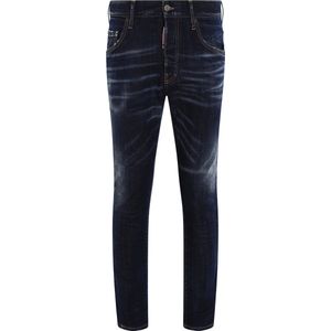 Dsquared 2 - Slim-Fit Jeans - Blauw - Denim - 5-Pocket Design