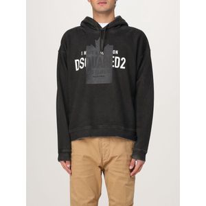 Dsquared2 - Sweatshirt - Zwart - Katoen