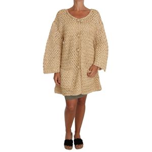 Dolce & Gabbana - Long Cardigan - Beige - Sweater