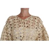 Dolce & Gabbana - Crochet Gebreide Raffia Vest - Beige - 100% Viscose