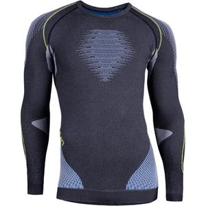 UYN - Evolutyon L/S Melange - Thermoshirt - Anthracite Melange - Katoen