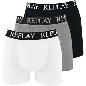 REPLAY - Trunks - 3-Pack - Kleurcontrast - Katoenmix