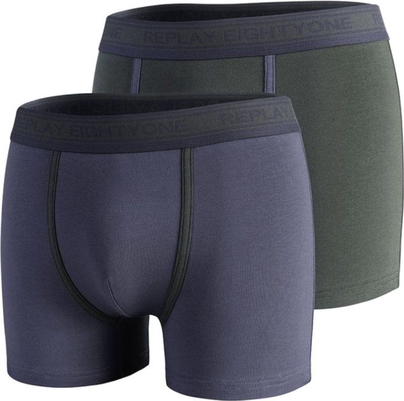 Pack - I101192 - Boxershorts - Zwart - Stretchkatoen - 2 Stuks