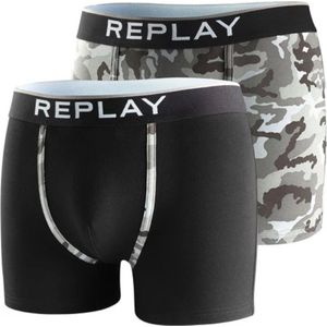 Replay - Veelkleurig - Boxershorts - Katoen - Comfortabele Elastische Tailleband