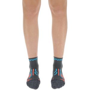 Wandelsok UYN Women Trekking Approach Low Cut Grey Turquoise