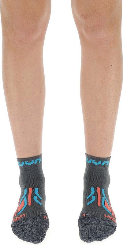 Wandelsok UYN Women Trekking Approach Low Cut Grey Turquoise