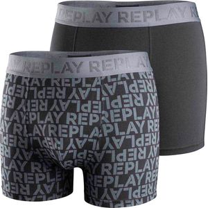 Replay - Boxershorts - Zwart - Comfortabele Elastische Katoenen Boxershorts