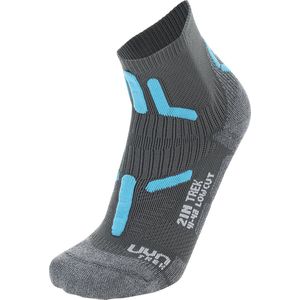 UYN - Trekking 2In Low Cut - Wandelsok - Anthracite Turquoise - Polyamide