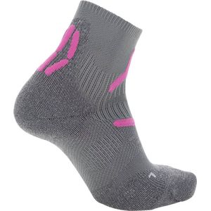 Uyn - 2IN Trekking Low Cut Sokken - Zwart - Ademend Materiaal