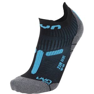 Sokken UYN Men Run 2In Black Turquoise