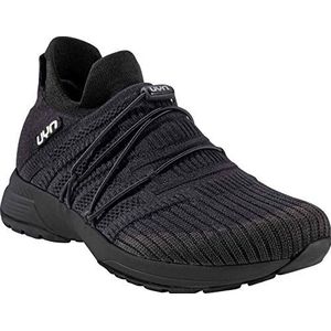 UYN Free Flow Master Sneakers voor heren, Black Carbon., 44 EU