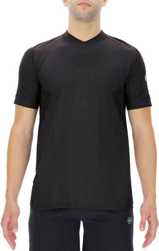 Uyn Run Fit T-shirt Met Korte Mouwen Zwart L Man
