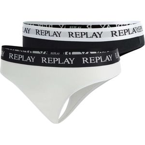 Replay - Damesstring - Effen - Zachte Materiaalmix - 2 Stuks