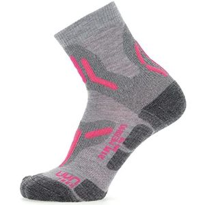 Wandelsok UYN Women Trekking 2In Merino Light Grey Pink