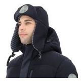 Pet UYN Unisex Future Ear Flap Hat Black - S/M