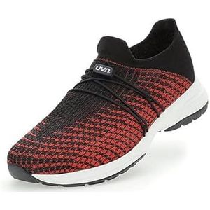 UYN Zephyr Sneakers voor dames, rood/zwart, 36 EU